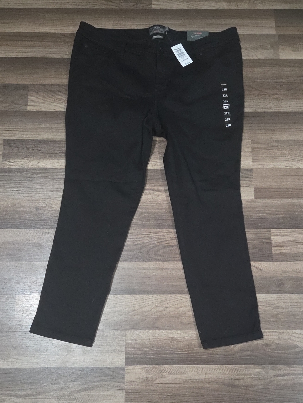 torrid Black Sateen Stretch Jeans Size 22R NWT